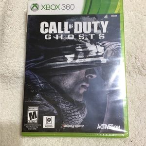 X Box 360 game, “Call of Duty Ghosts “, sealed, pre-owned